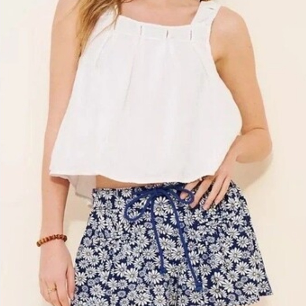 Free People - Floral Blue skort
